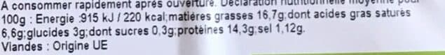 Tendriade Roti de veau farci nature packshot