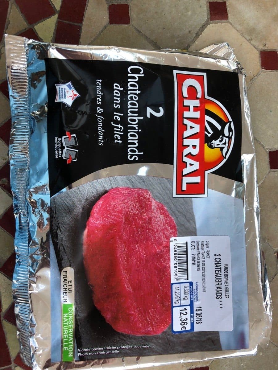 Charal Chateaubriands packshot