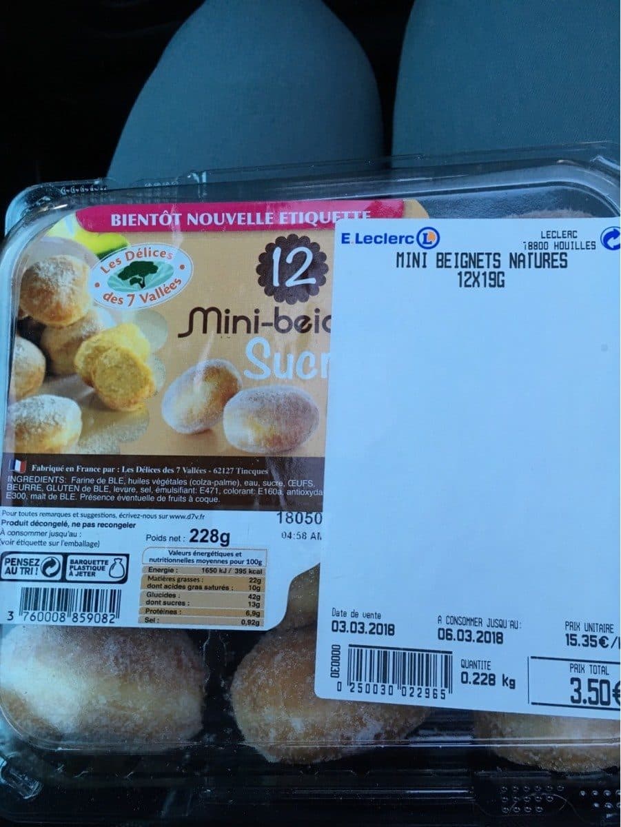 Les Délices des 7 Vallées Beignet nature packshot