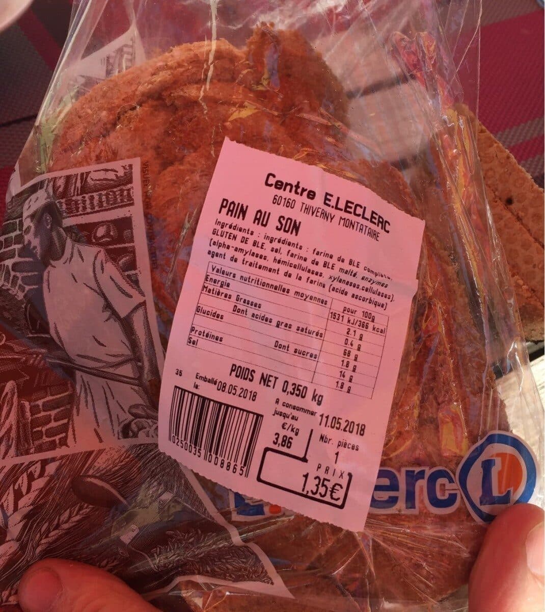 Open Food Facts Pain de son packshot