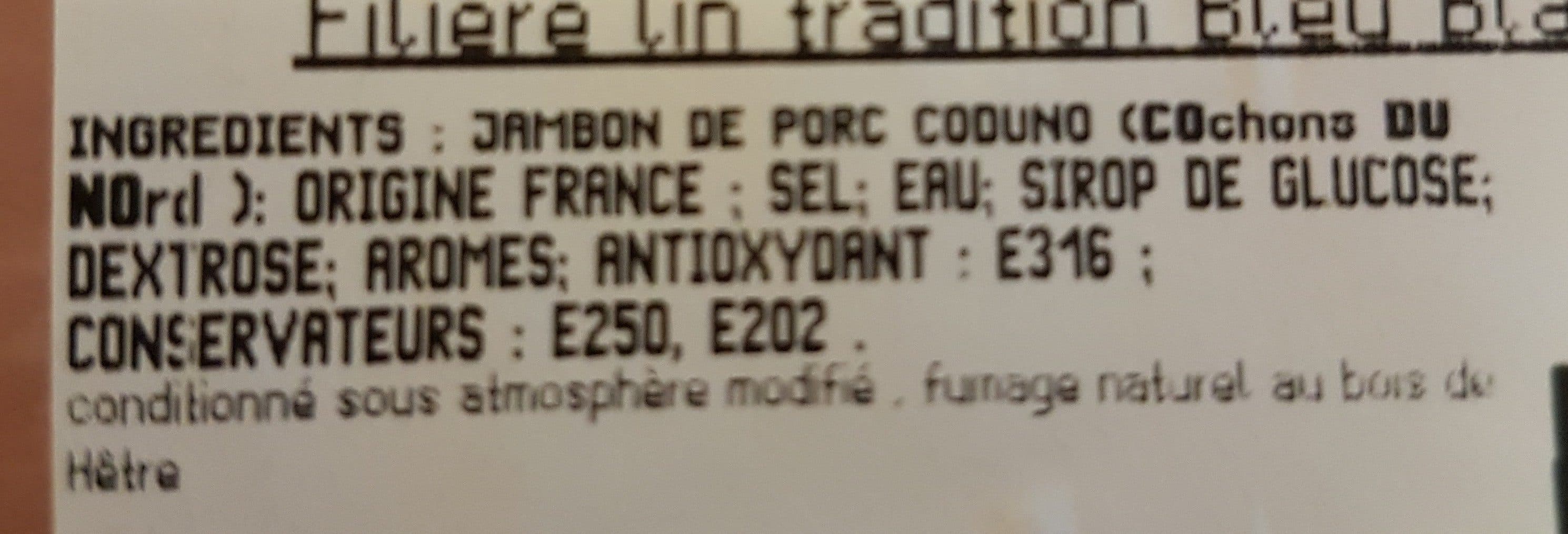 Open Food Facts Jambon fume packshot