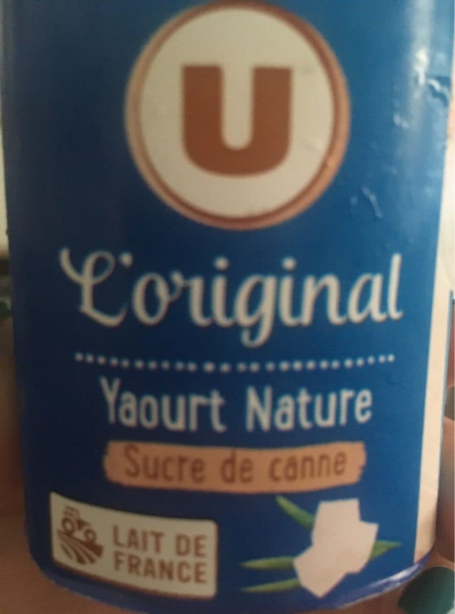Open Food Facts L'original yaourt nature sucre de canne packshot