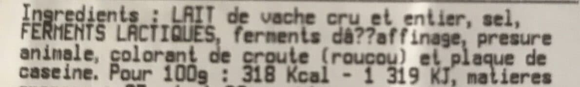 Open Food Facts Reblochon Verdannet packshot