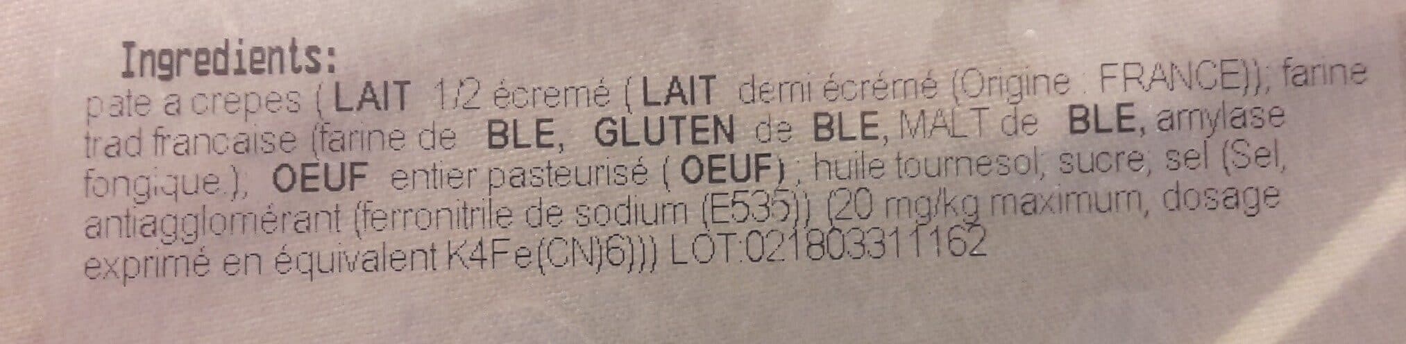 Leclerc Crêpes packshot