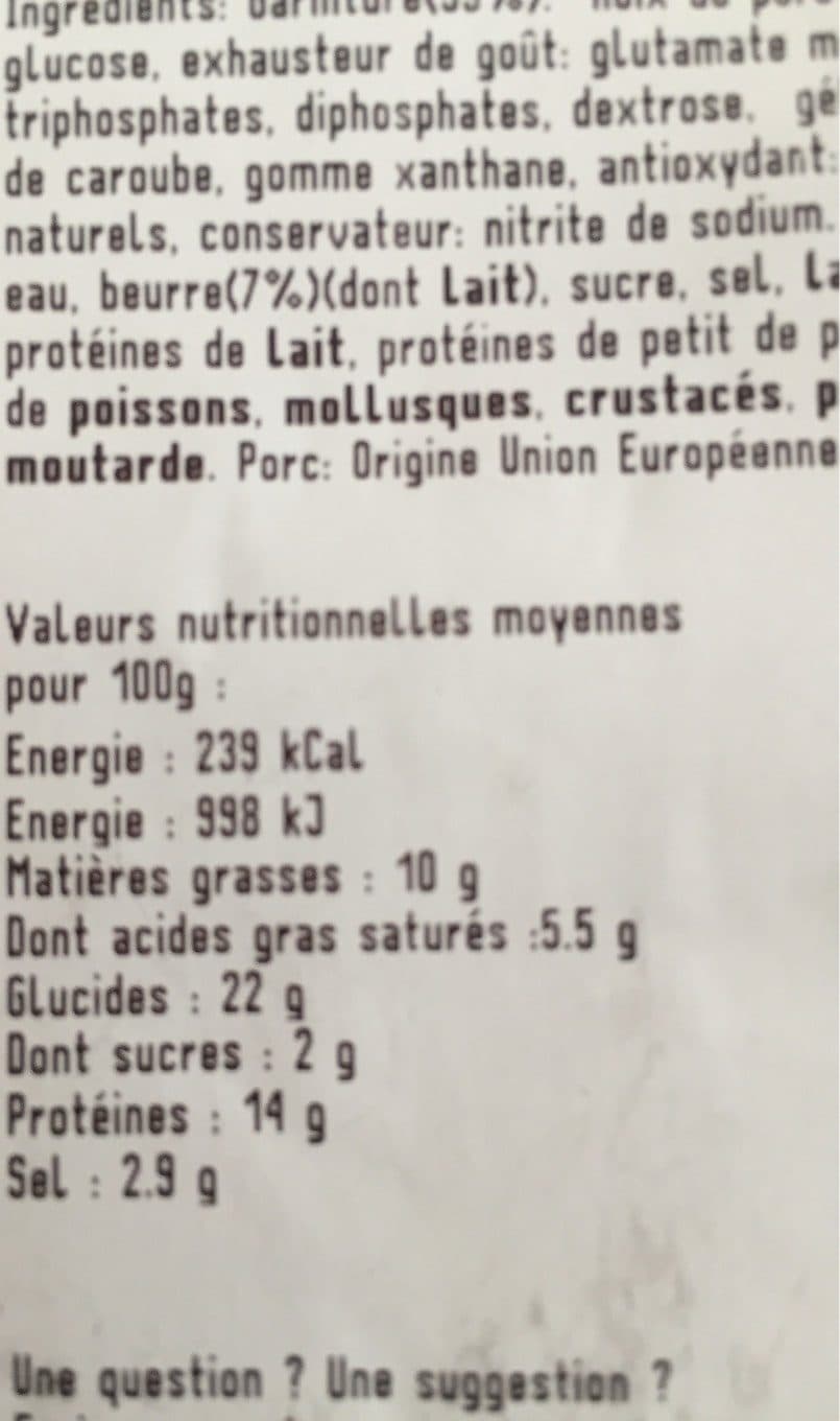 Tempé Jambon en croute packshot