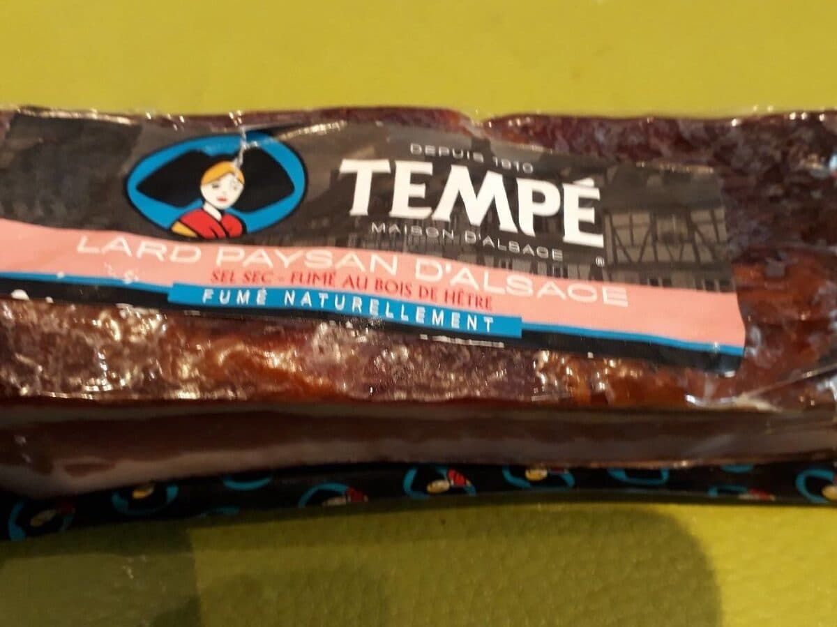 Open Food Facts Lard paysan d Alsace packshot