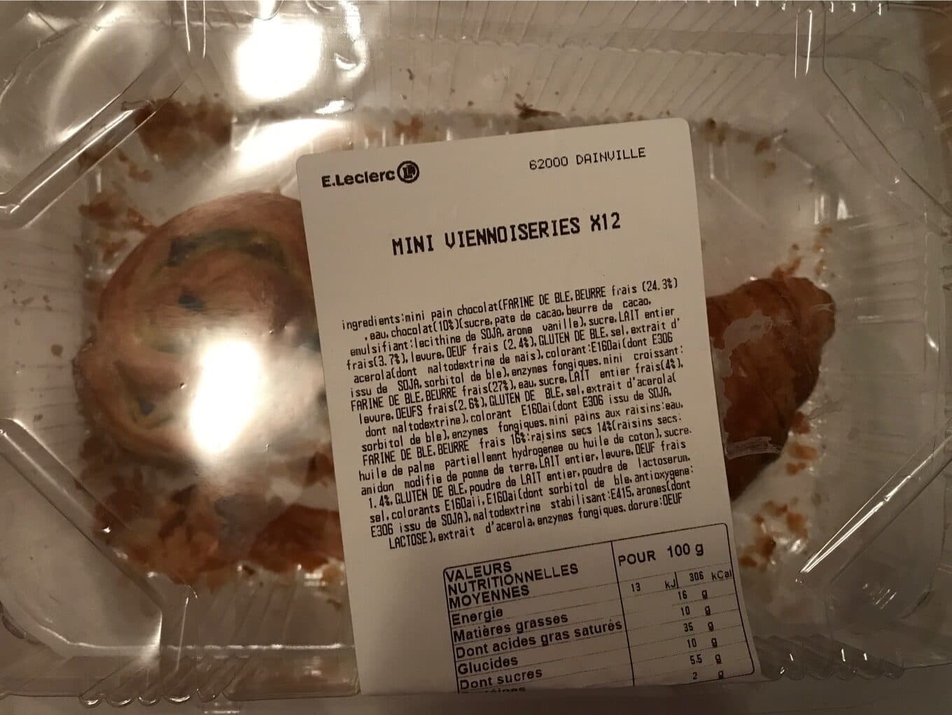 Leclerc Mini viennoiseries * 12 packshot