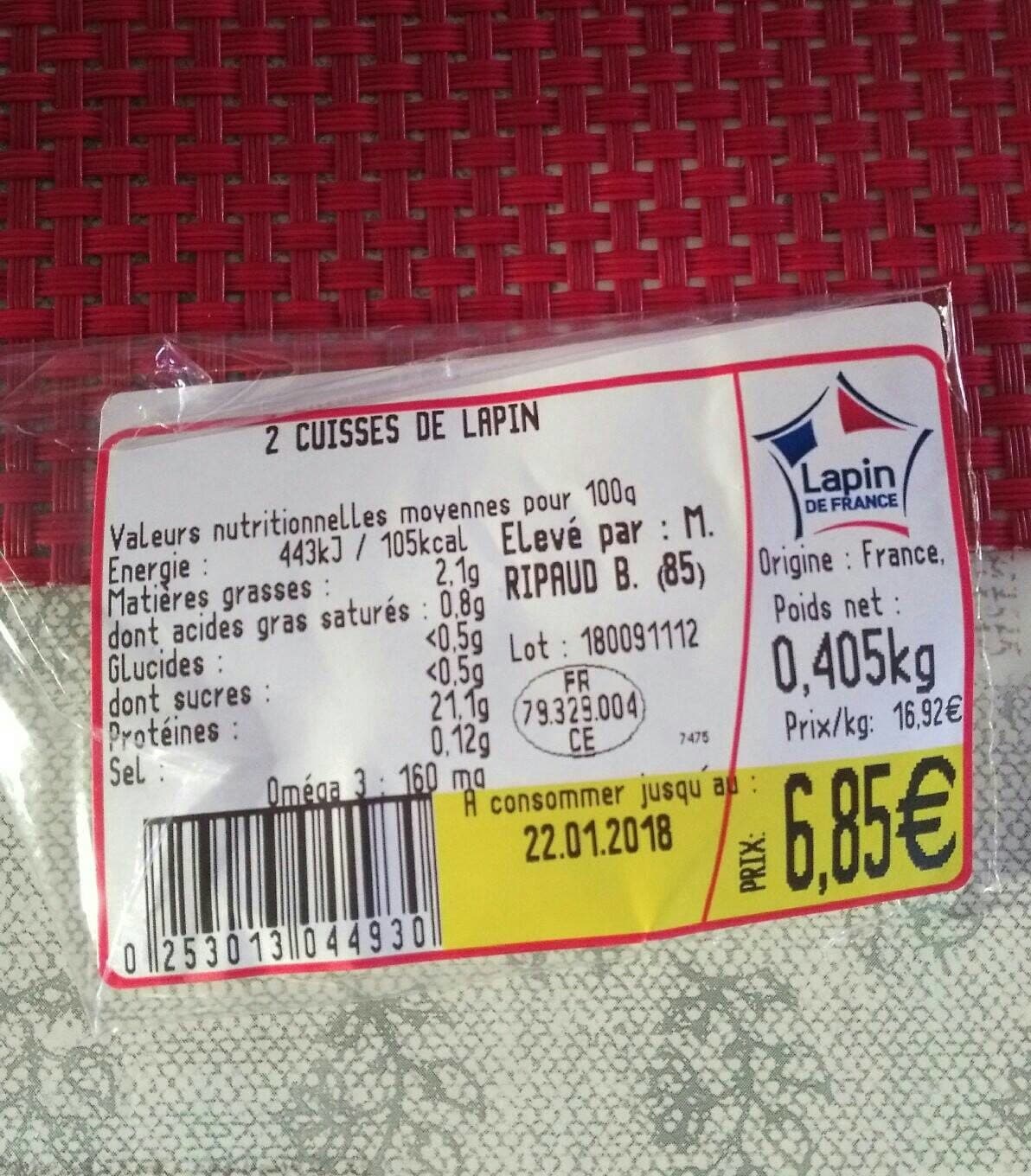 U Lapin packshot