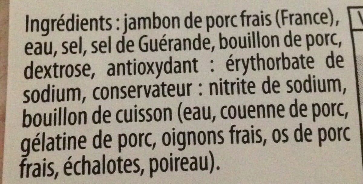 U Jambon à l'ancienne packshot