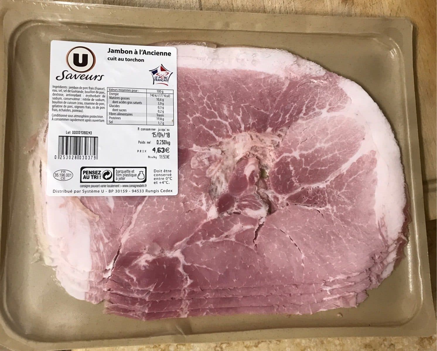 U Jambon à l'Ancienne packshot