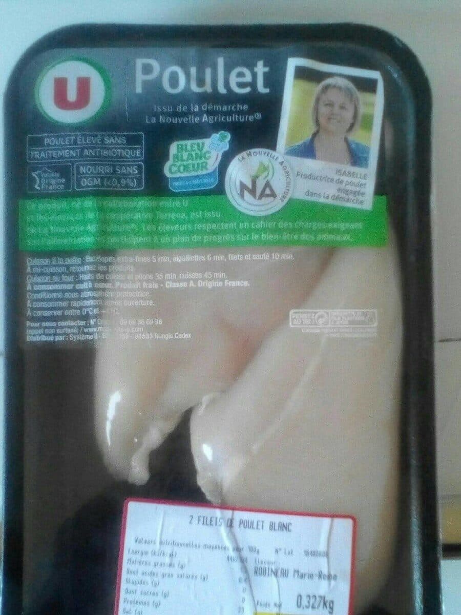 U Poulet nouvelle agriculture packshot