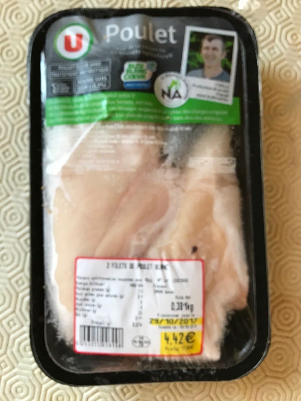 U Filets de poulet packshot