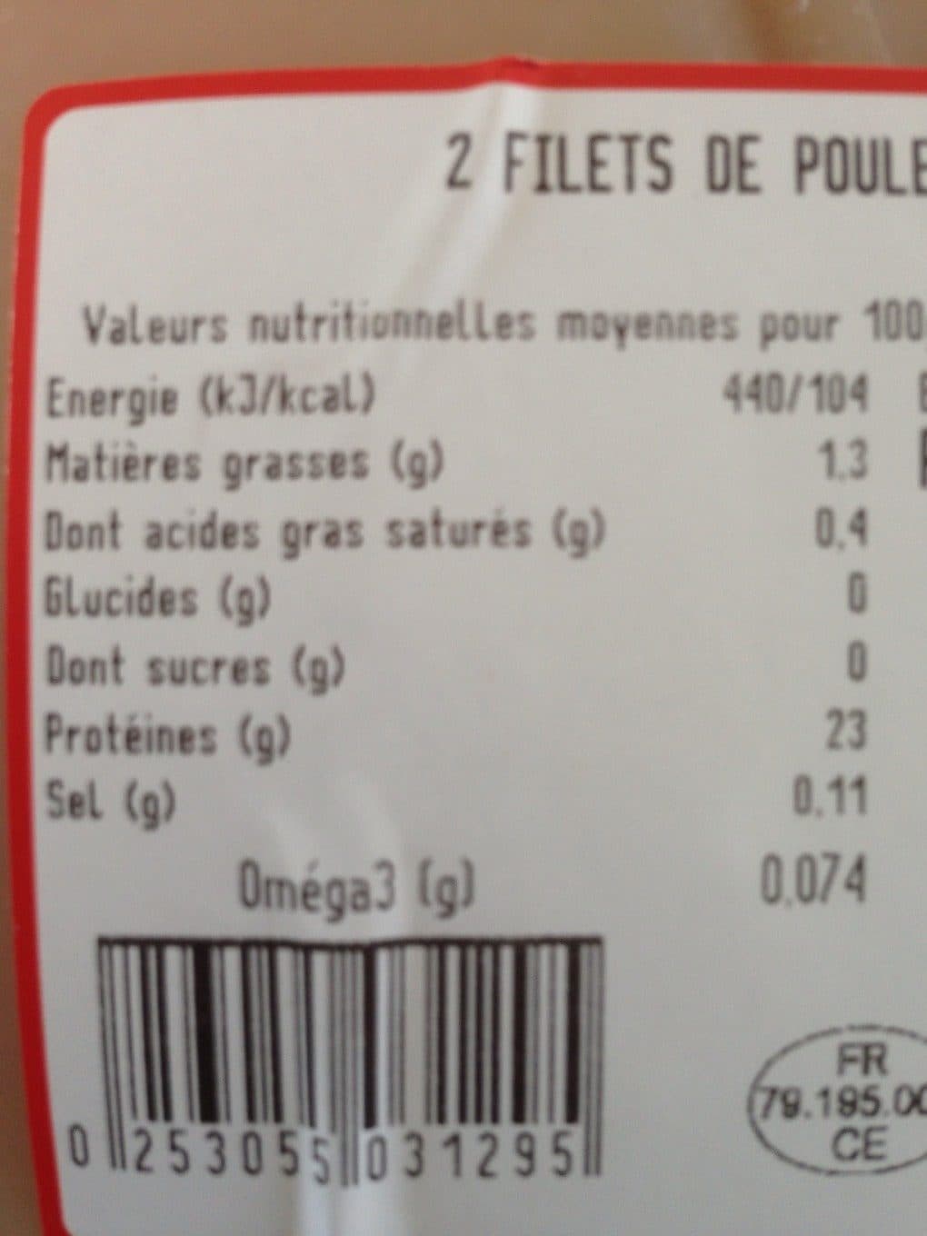 U Poulet issu de la démarche La Nouvelle Agriculture packshot
