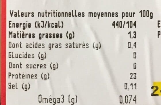 Open Food Facts Filets de poulet jaune packshot