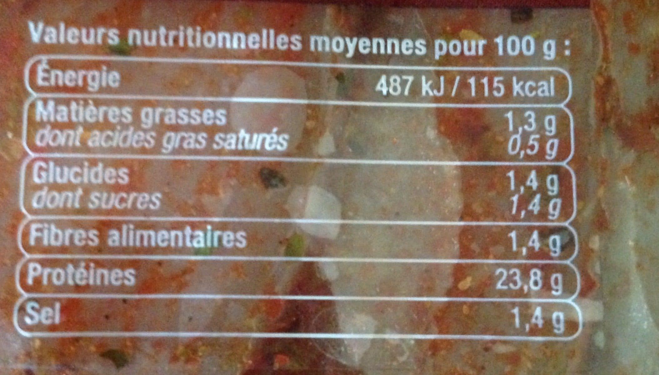 Open Food Facts Filet de dinde à la provençale packshot
