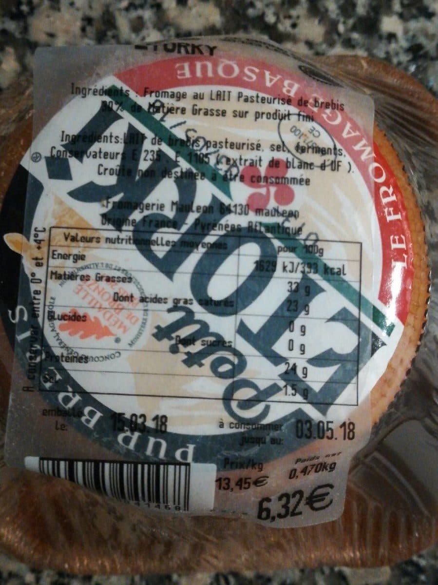 Open Food Facts Petit etorki packshot