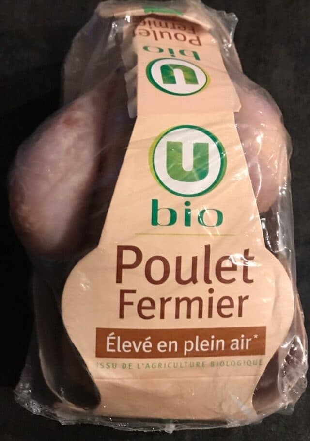 U Poulet fermier packshot