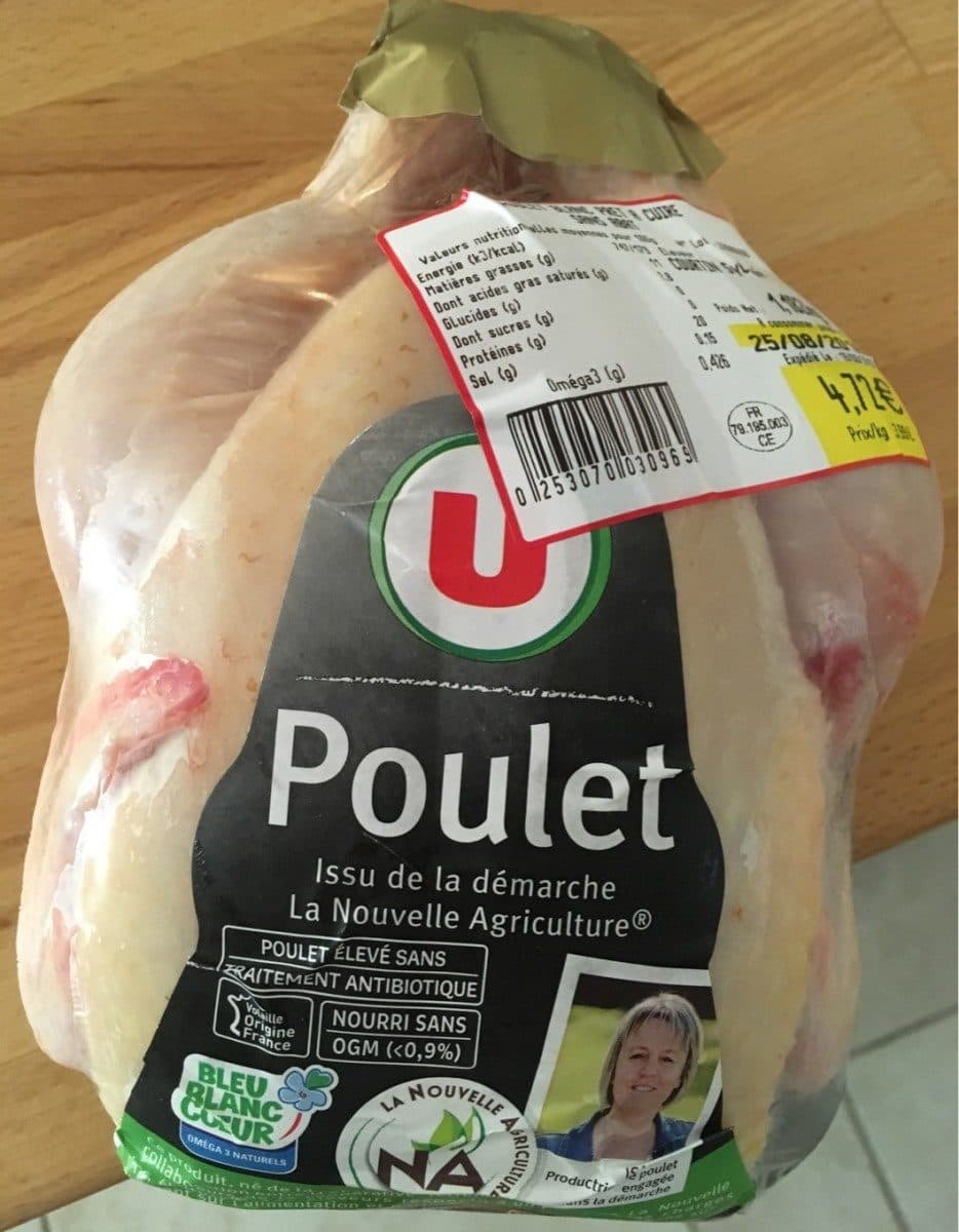 U Poulet packshot