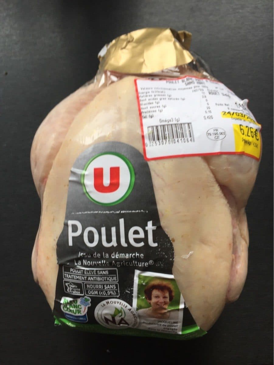 Open Food Facts Poulet bleu blanc coeur packshot