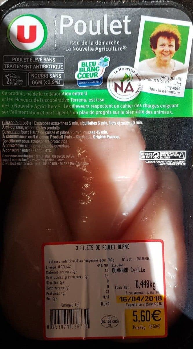 Open Food Facts Poulet packshot