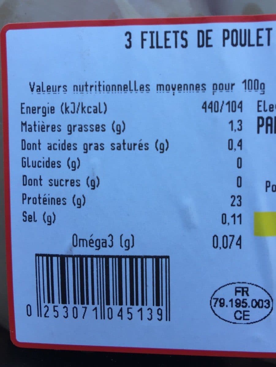 U Poulet packshot