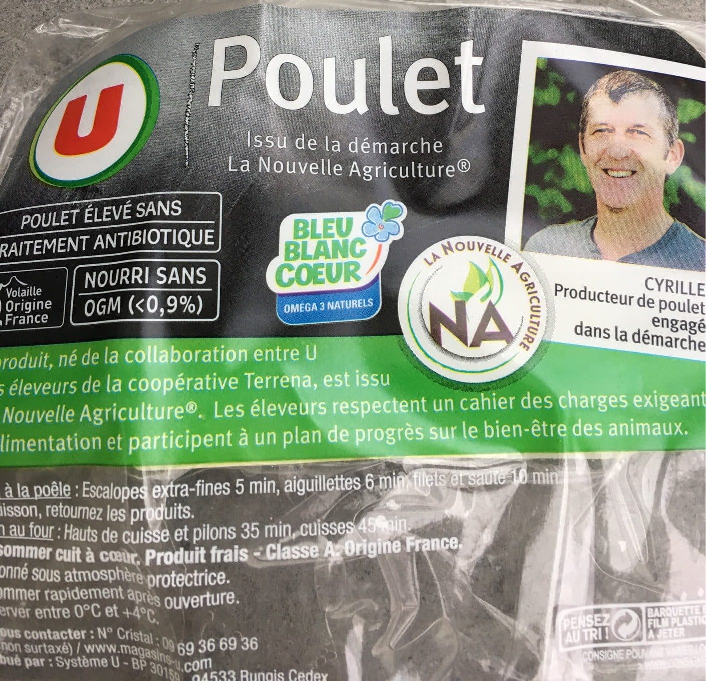 U Filets de poulet blanc packshot