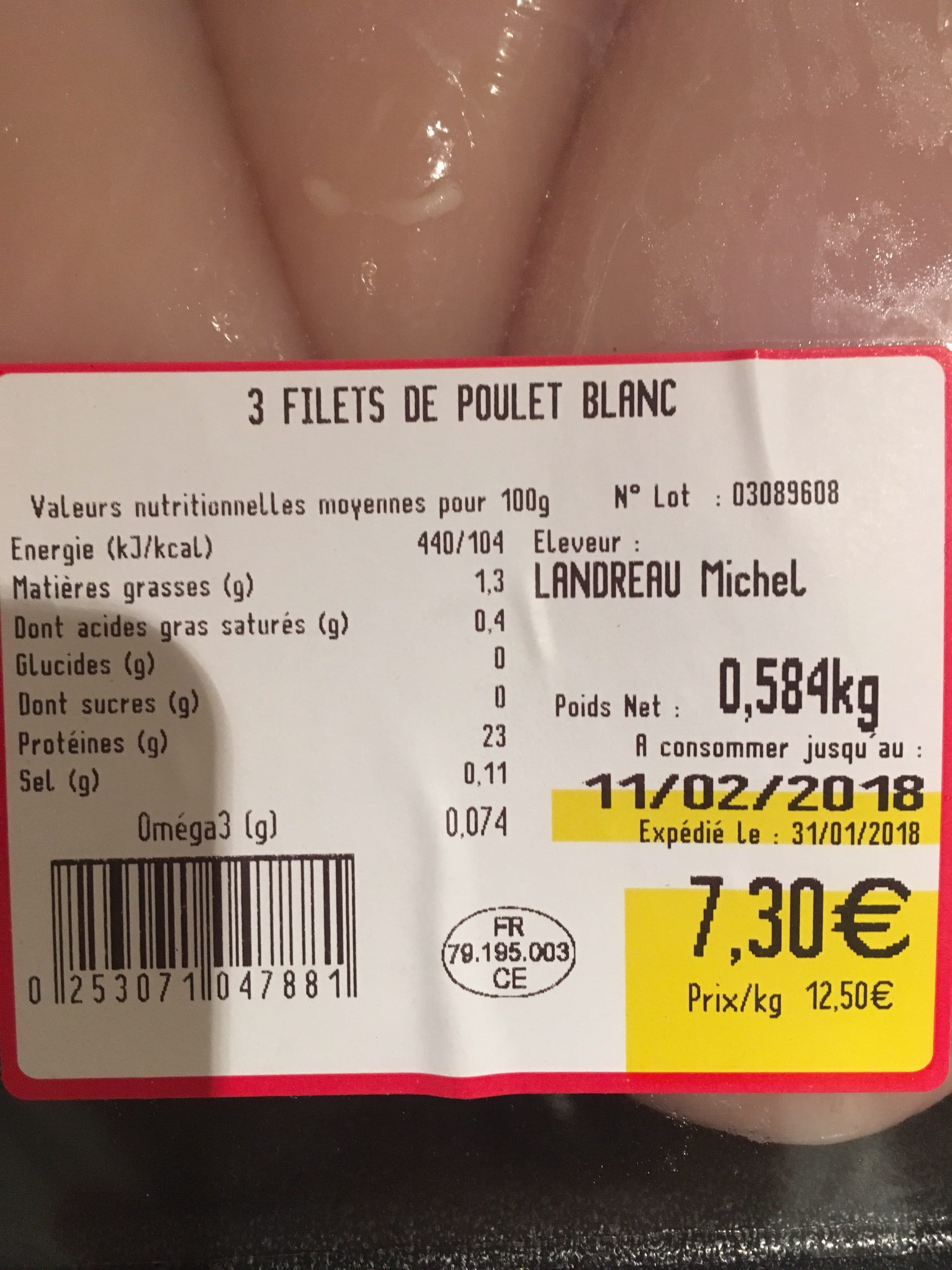 U Poulet packshot