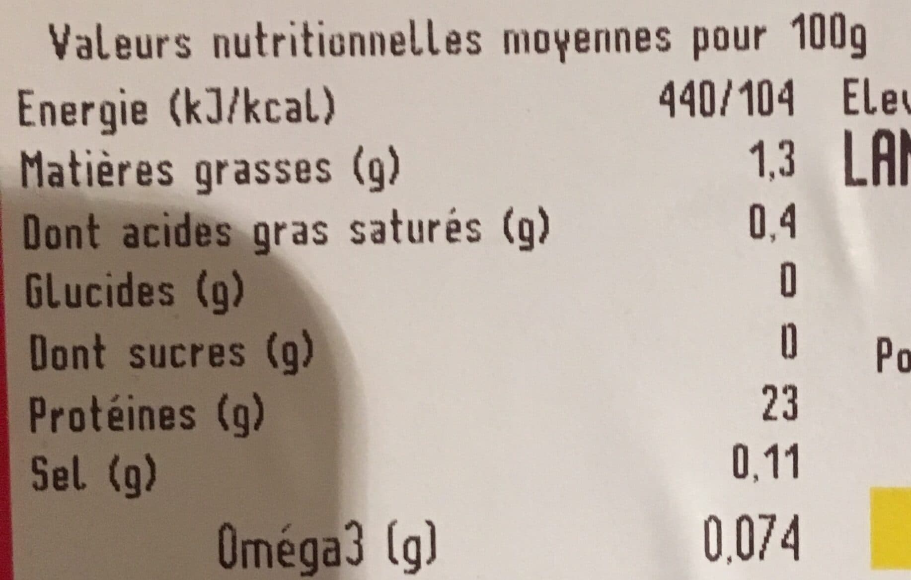 U Poulet packshot
