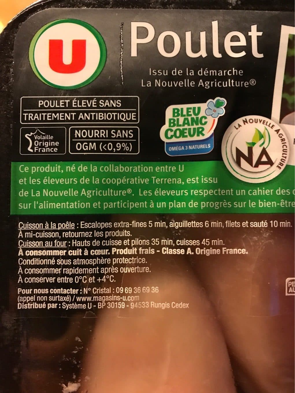 U Filets de poulet blanc packshot