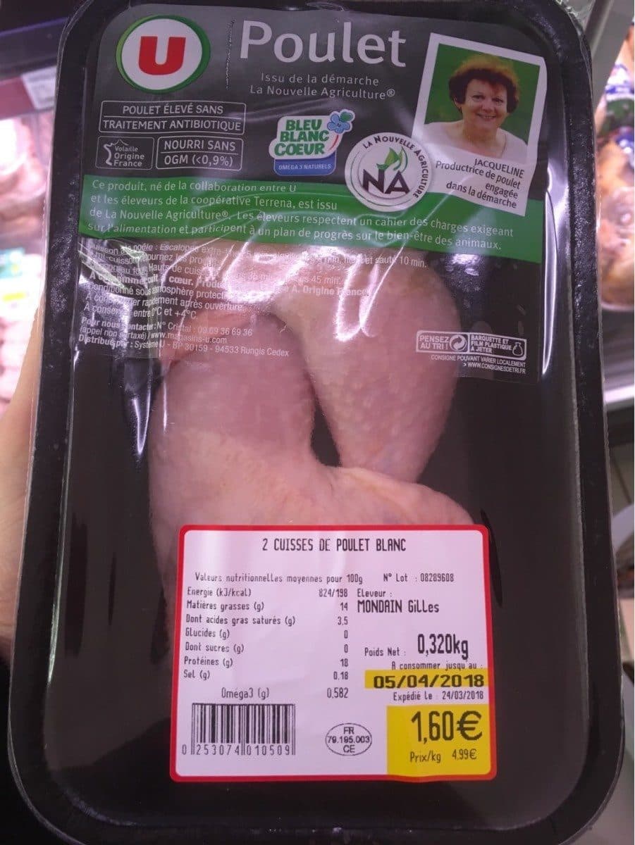 Open Food Facts poulet packshot