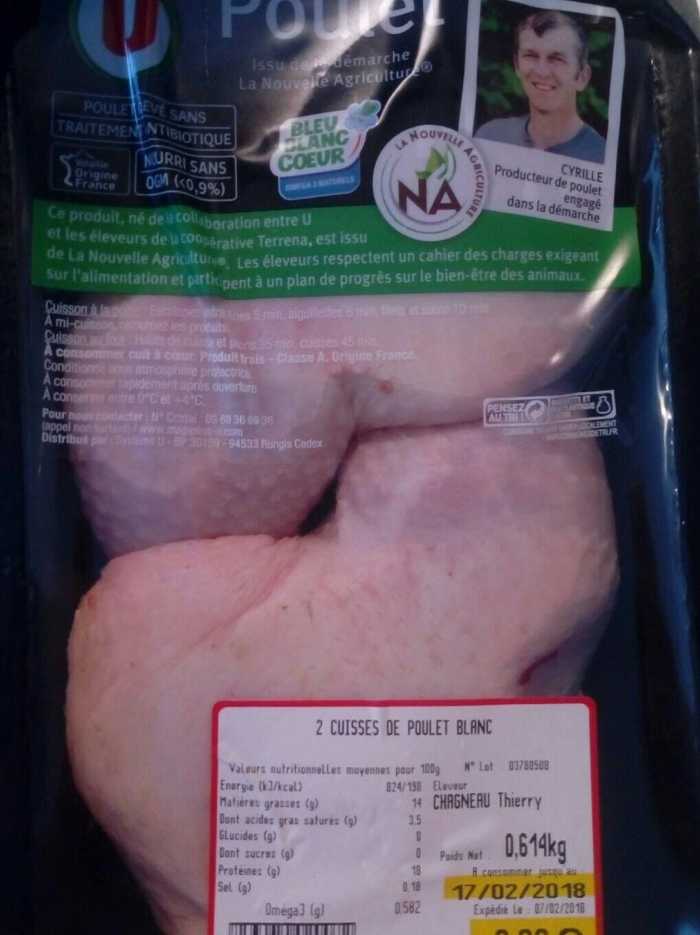 U Cuisse de poulet packshot