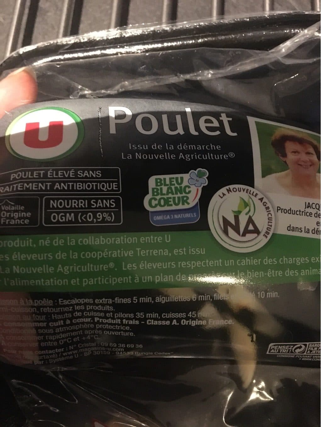 U Poulet packshot
