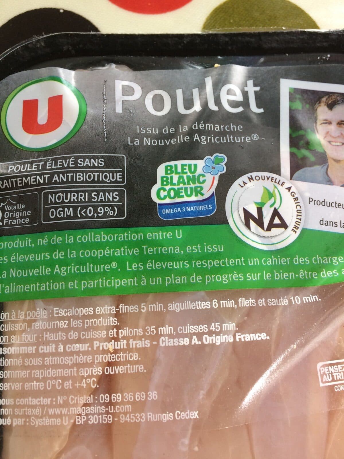 Open Food Facts Poulet bleu blanc coeur packshot