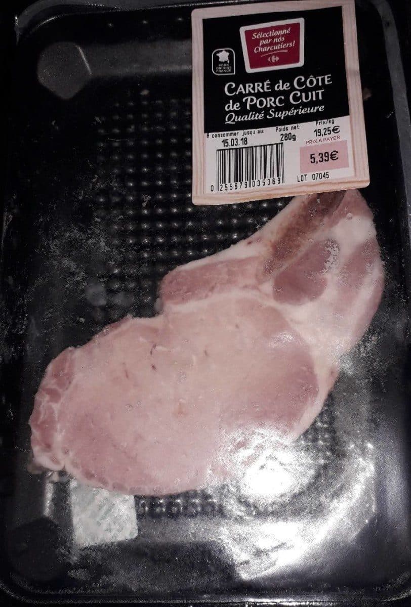Open Food Facts Carré de porc cuit packshot
