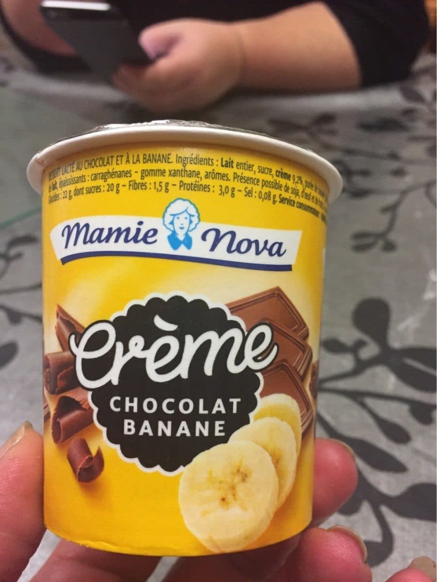 Mamie Nova Creme chocolat banane packshot