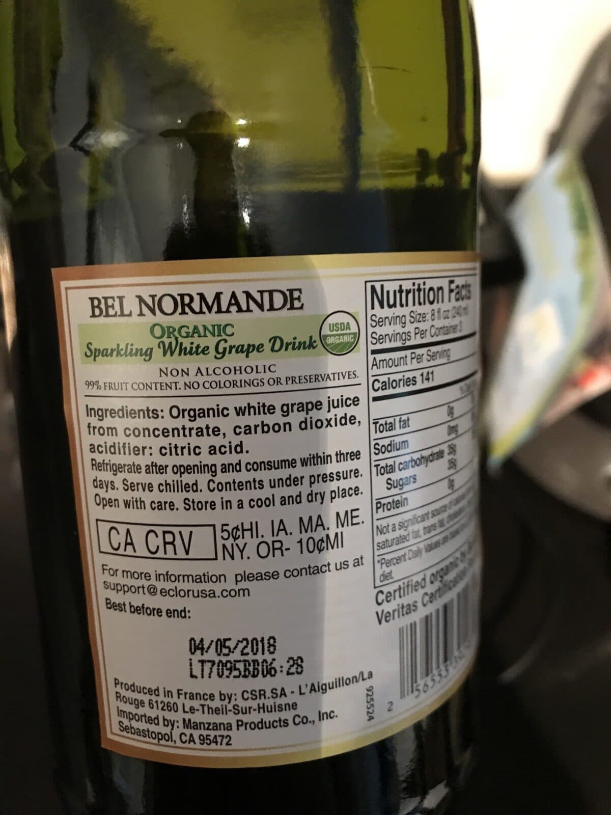 Open Food Facts Jus de raisin packshot