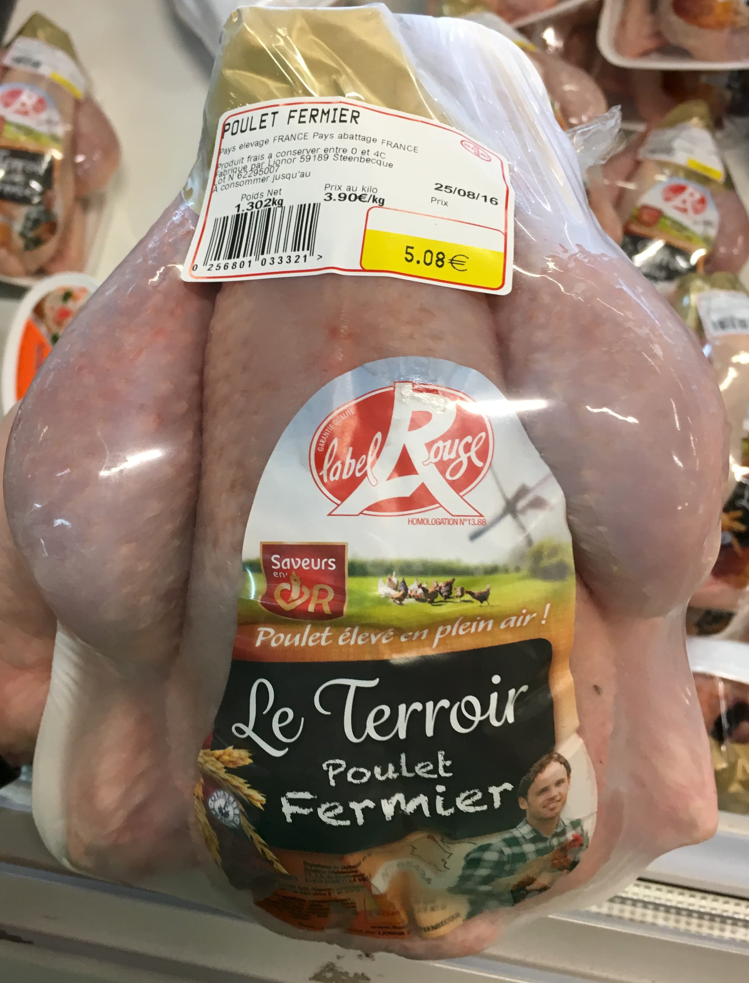 Lionor Le Terroir Poulet Fermier packshot