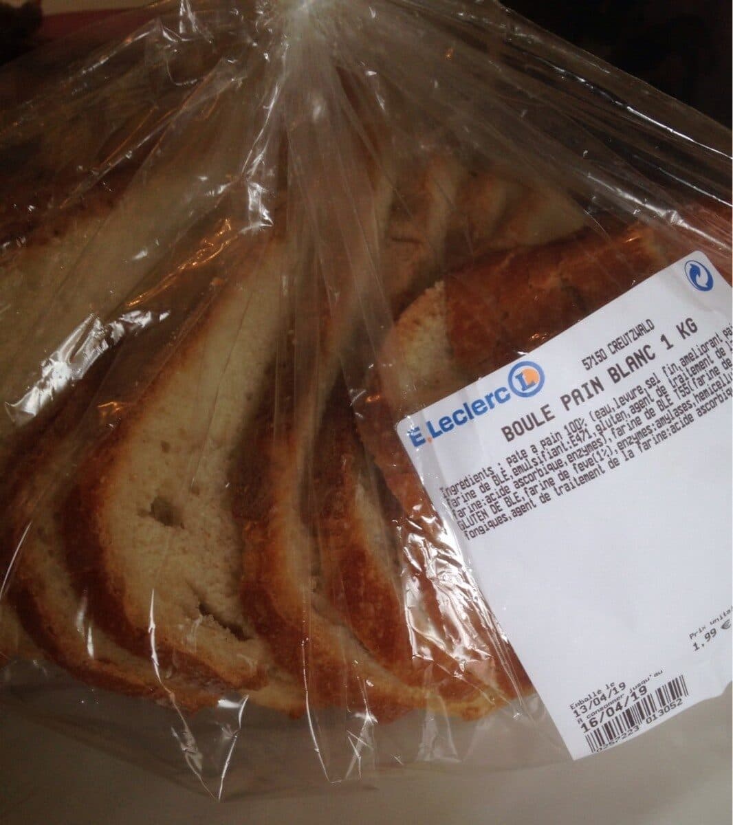 Open Food Facts Boule pain blanc packshot