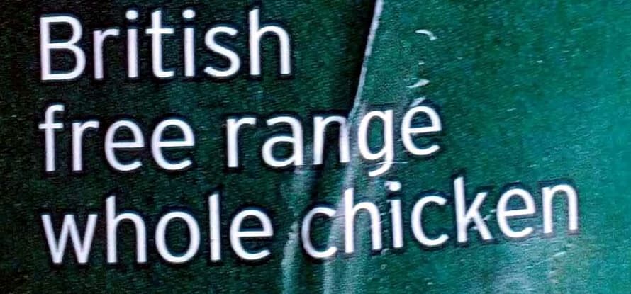 Sainsbury's British free range whole chicken packshot