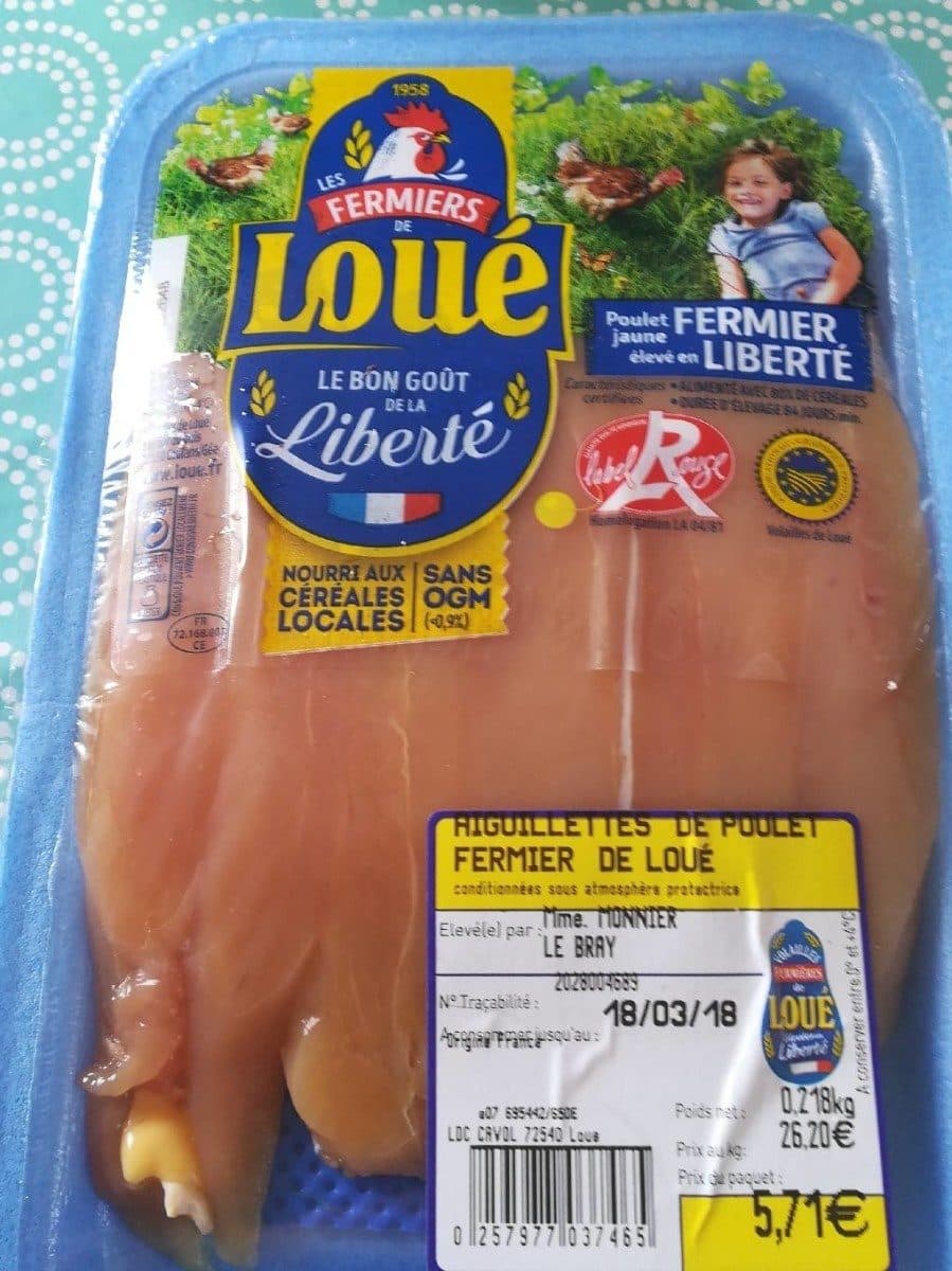 Loué Aiguillettes de poulet packshot