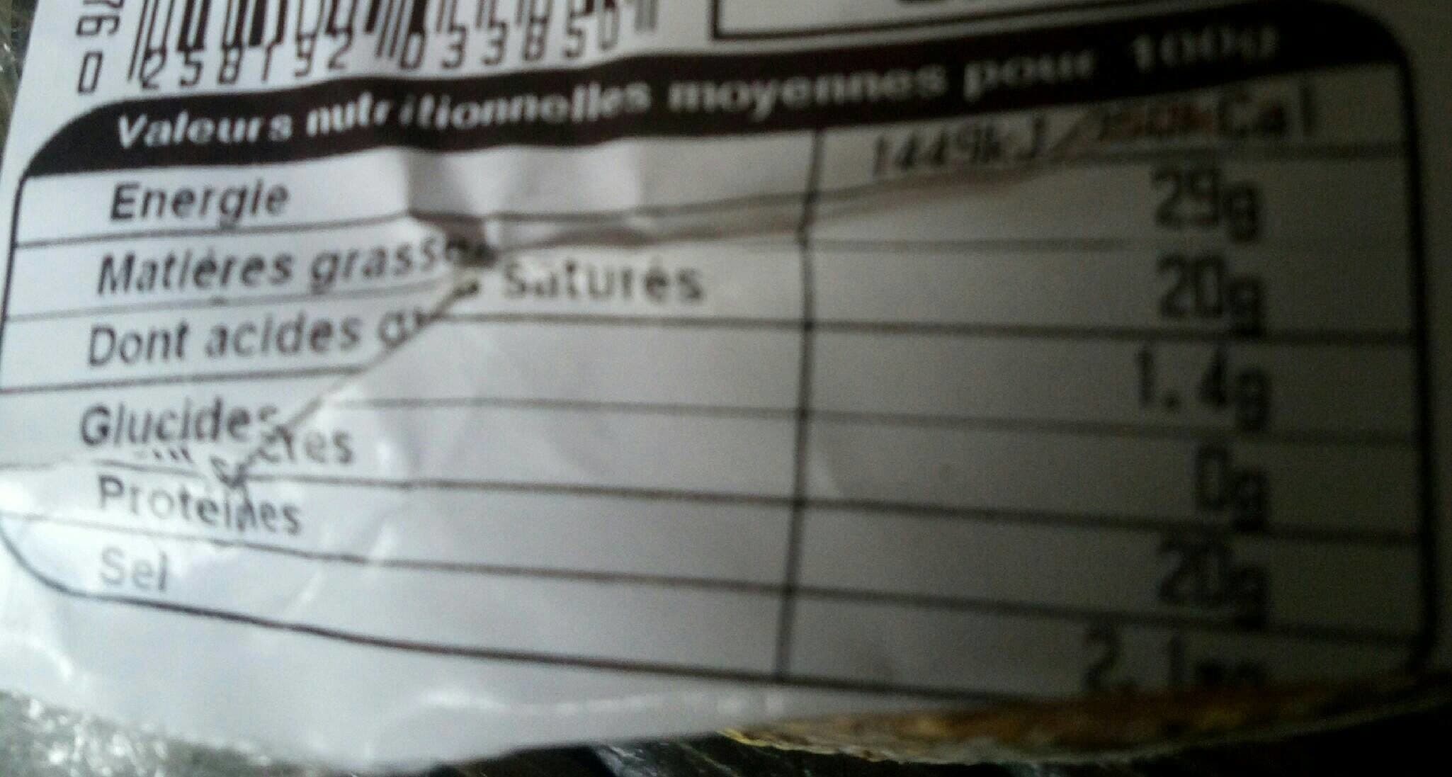 Open Food Facts Tomme Ardèche packshot
