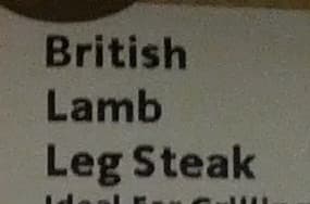 Morrisons British Lamb Leg Steak packshot