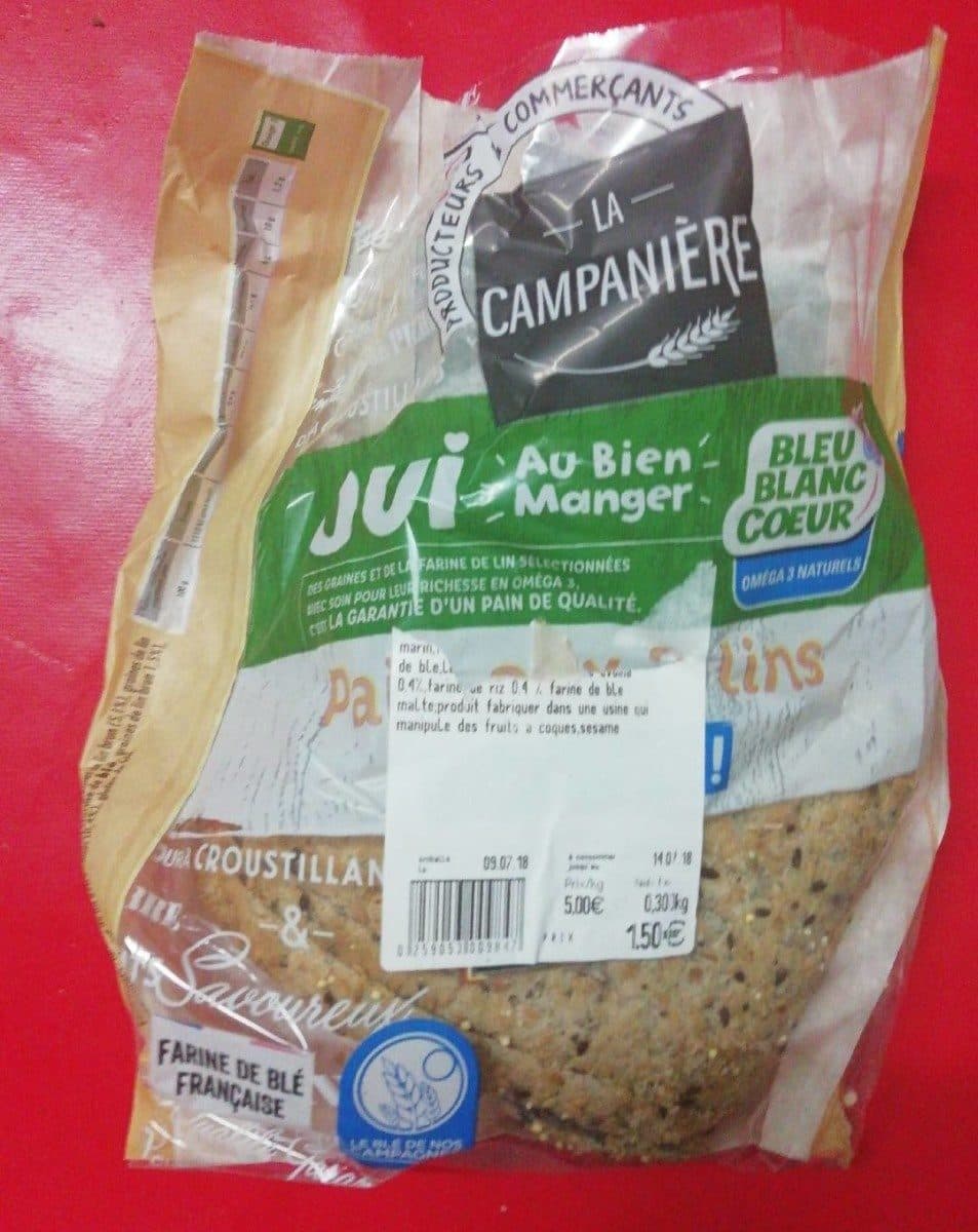Open Food Facts Pain aux deux lins packshot