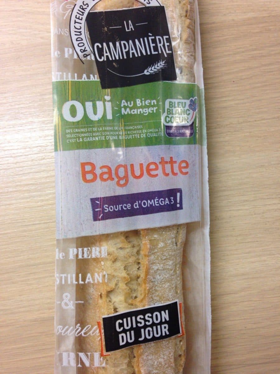 Open Food Facts Baguette aux graines de lin et à la farine de lin packshot