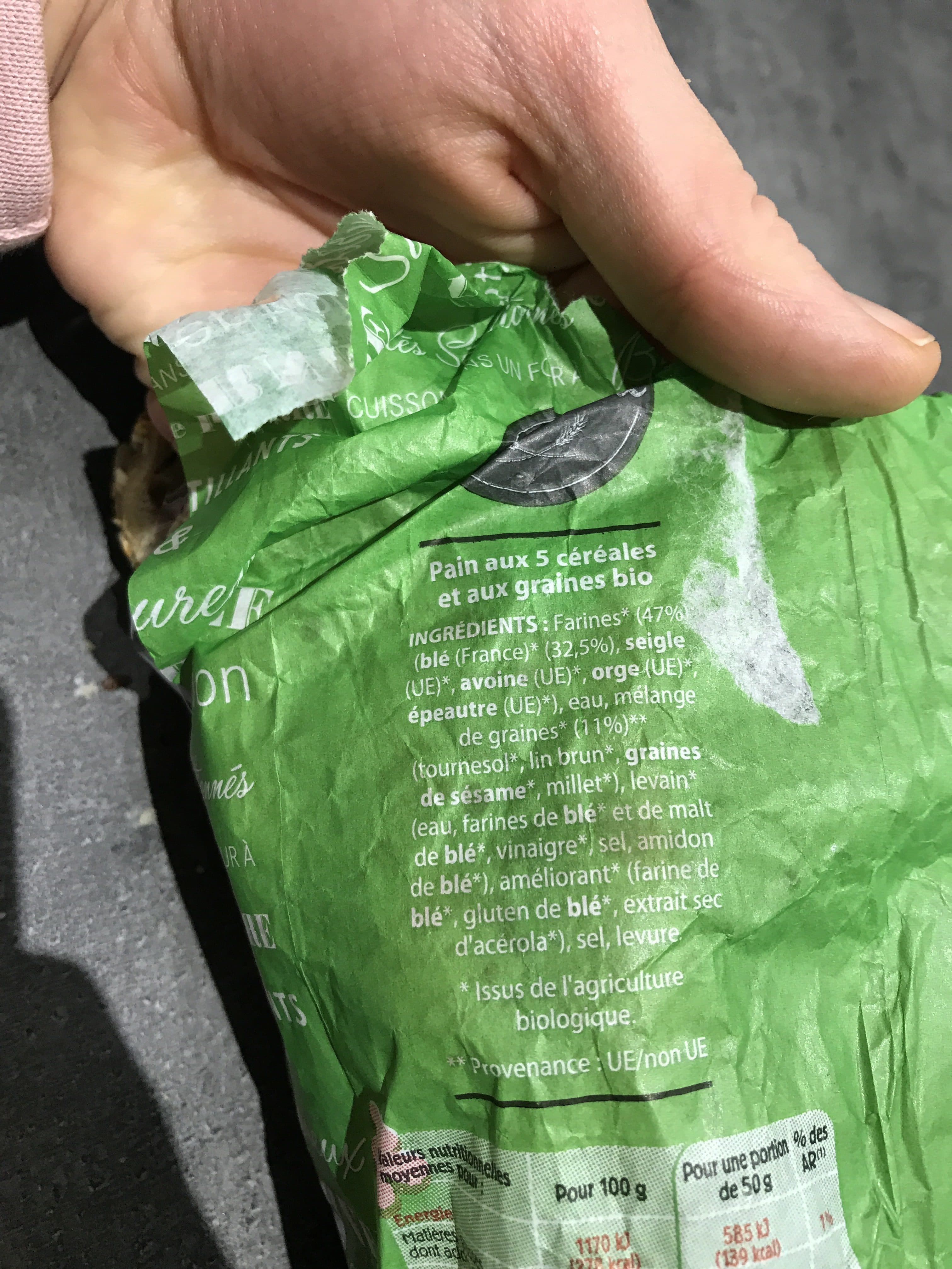 La Fournée Campanière Pain aux 5 céréales et aux graines bio campanière packshot