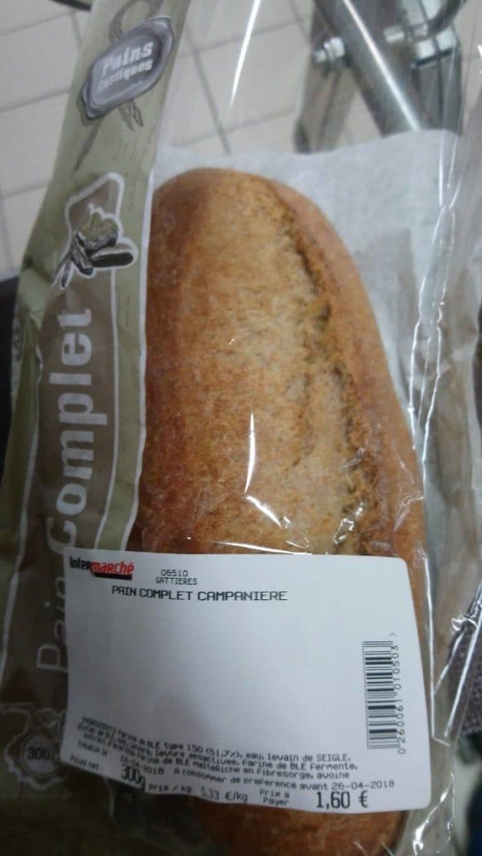 Intermarché Pain complet packshot