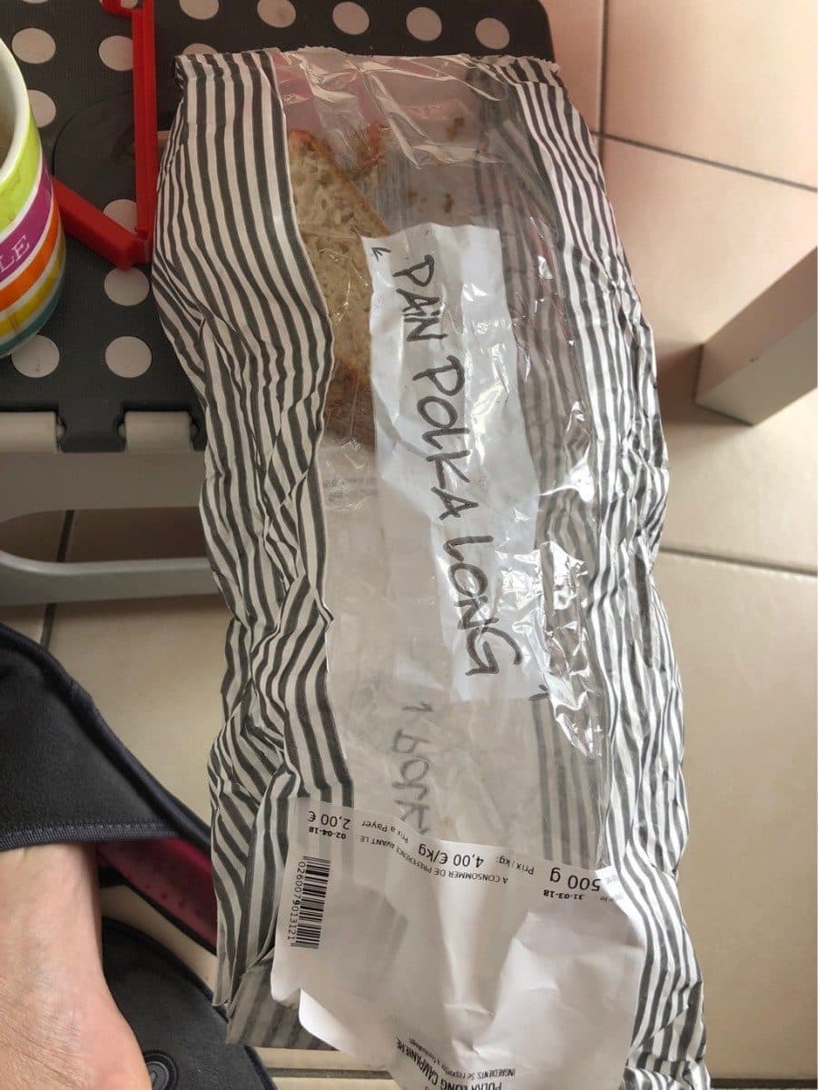 Open Food Facts Pain polka long packshot