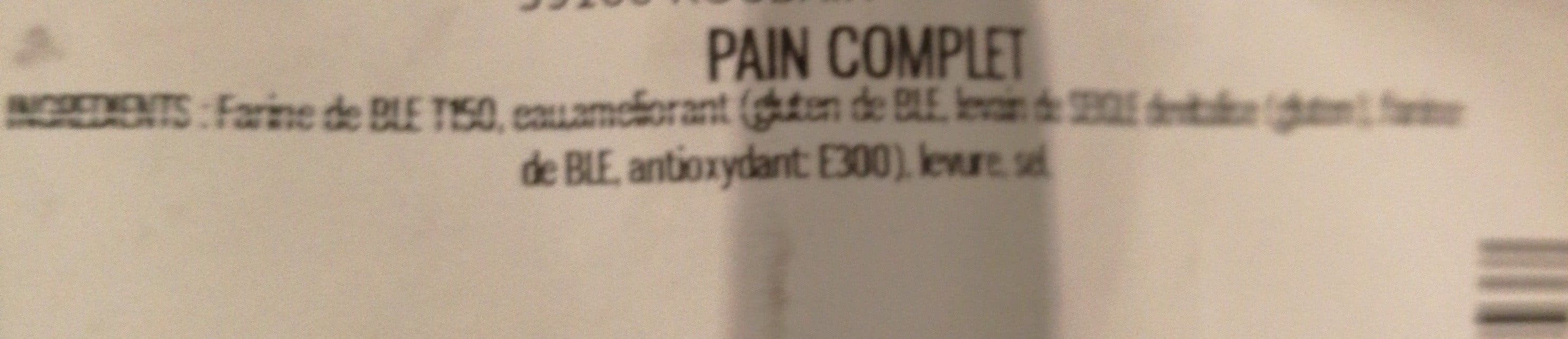 Open Food Facts Pain complet packshot