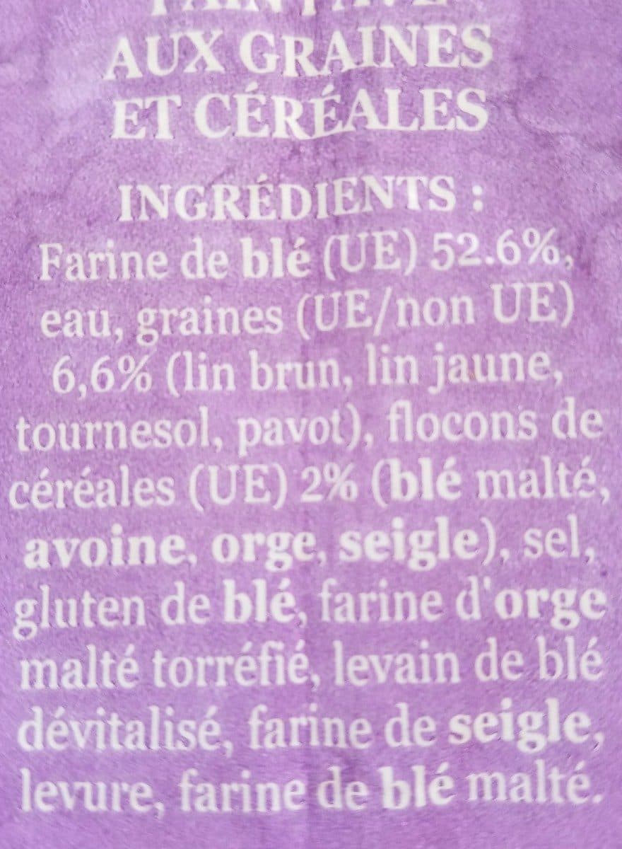 Open Food Facts Pain pavé multicéréales campanière packshot
