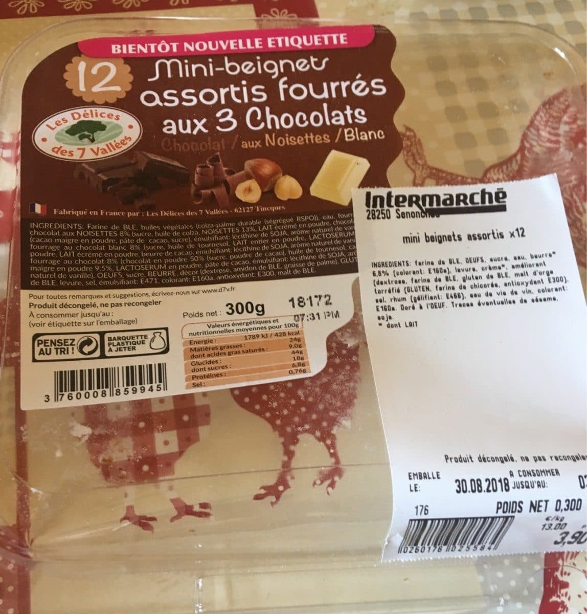 Les Délices des 7 Vallées Mini-beignets assortis fourres packshot